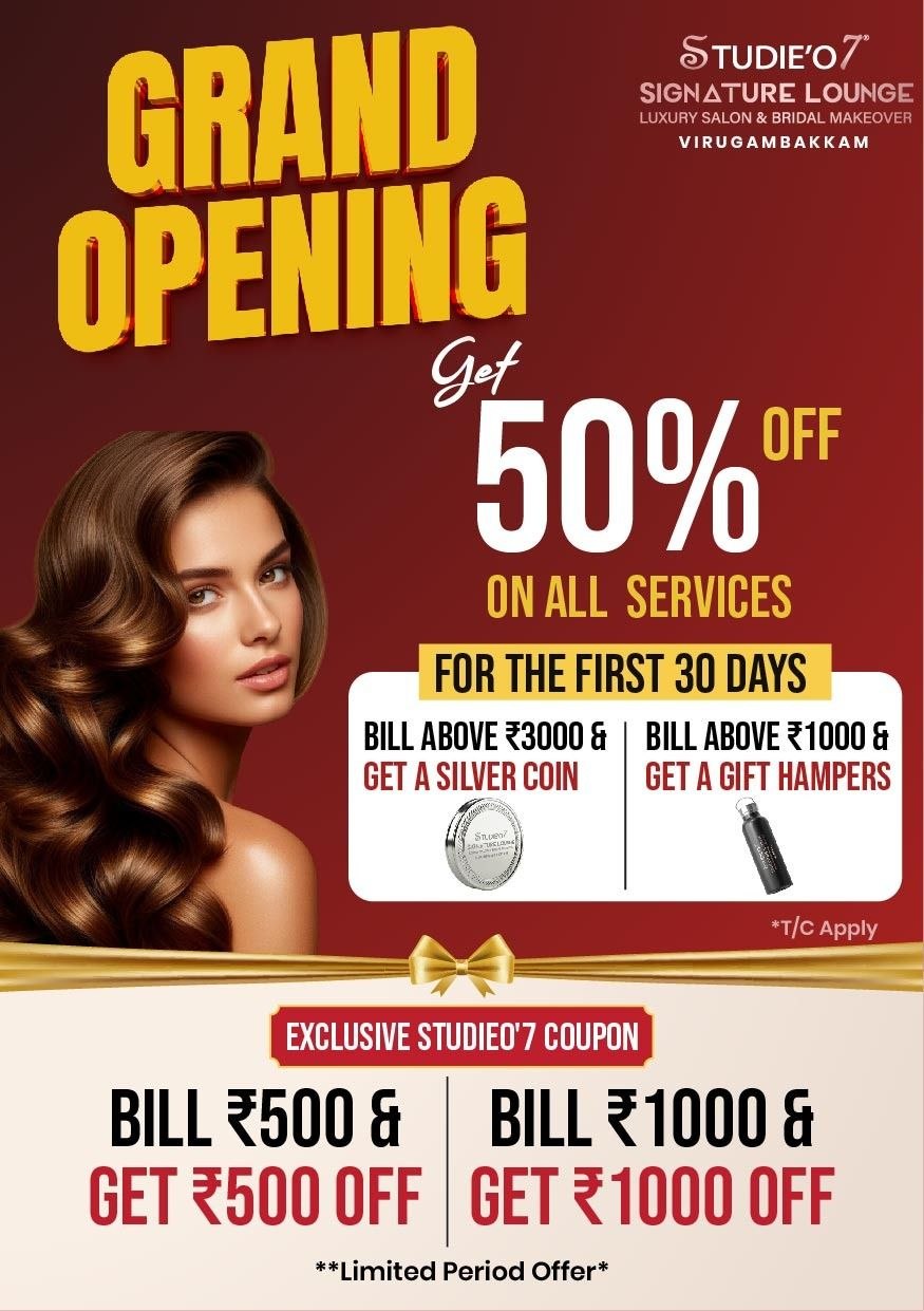 Grand Opening — 50% OFF on All Services