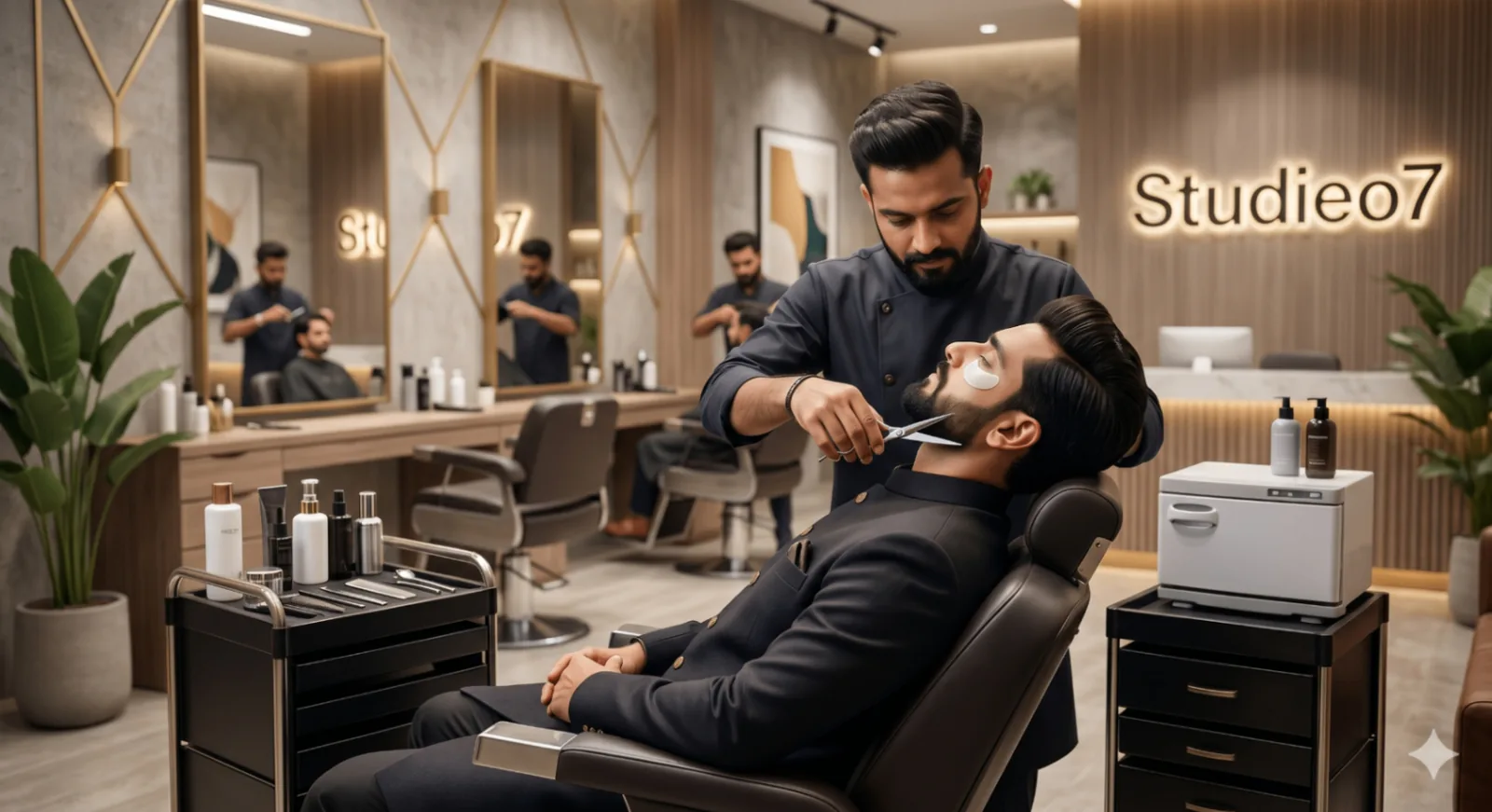 Groom grooming package at Studieo7 Virugambakkam